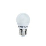 Optonica LED gömb, E27, G45, 6W, fehér fény