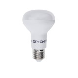 Optonica LED gömb, E27, R63, 6W, 480Lm, meleg fehér fény