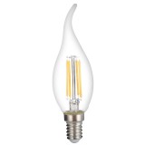 Optonica LED gyertya, E14, C35, 4W, 230V, 2700K, 400LM, FILAMENT -dimmelhető