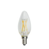 Optonica LED gyertya, E14, C35, 4W, meleg fehér fény