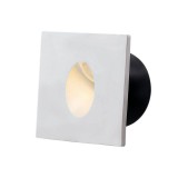 Optonica LED lépcső világítás, négyszögletes, fehér, 3W,4200K,120Lm, 230V, IP20