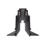 Optonica LED mágneses beépíthető sín rendszer, fekete, 1,5 méter, 78*39mm