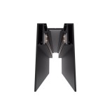 Optonica LED mágneses függesztett sín rendszer, fekete, 2 méter, 78*39mm