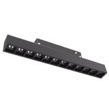 Optonica LED mágneses vonalvilágítás, DC48V, fix 12 pontvilágítás, 12W 4000K,24º 480lm, 220x22x45mm - M20 csatlakozó