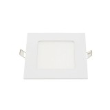 Optonica LED panel, négyszögletes, beépíthető, 6W, 440LM, 230V, CRI>95, 2700K - True Colour