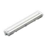 Optonica LED por és páramentes armatúra T8 LED fénycsővel, 2*60CM 2*9W IP65 4500K