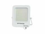 Optonica LED reflektor, 100W, 9000lm, AC230V, fehér ház, 90° IP65 2700K
