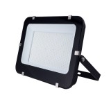 Optonica LED reflektor 200W, SMD fekete, 150°, IP65, fehér fény, 100cm kábellel