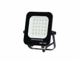 Optonica LED reflektor, 20W, 1800lm, AC230V, fekete ház, 90° IP65 2700K