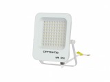 Optonica LED reflektor, 50W, 4500lm, AC230V, fehér ház, 90° IP65 2700K