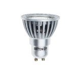 Optonica LED spot, GU10, 4W, 230V, COB, meleg fehér fény - dimmelhető,50°