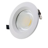 Optonica LED spotlámpa, 15W, COB, kerek, meleg fehér fény
