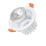 Optonica LED spotlámpa, 25W, COB, kerek, cserélhető, semleges fehér fény
