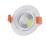 Optonica LED spotlámpa, 8W, COB, kerek, billenthető, fehér fény