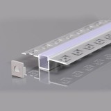 Optonica LED szalaghoz alumínium profil 21,3*26*12,6mm - 2m - szürke