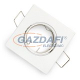 OPTONICA OT5073 fehér, négyzet spot lámpatest 82*82*29mm G5.3