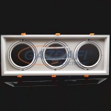 OPTONICA OT5085 fehér, négyzet spot lámpatest, állítható, tripla AR111 480*180*42mm