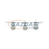 OPTONICA OT5091 kültéri fényfüzér, sorolható, fehér, fényforrásokkal 2700K 10xG45 IP65 8M