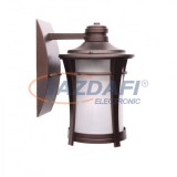 OPTONICA PD9045 LED viharlámpa,bronz,falra szerelhető 5W SMD AC100-240V 250lm 360° 180x260mm IP20 A+ 25000h