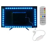 Optonica RGB LED szalag TV szett: 2m DC5V 5050RGB+2835 3000K 60SMD/m IP20 LED szalag+wifi vezérlő és távirányító - 4W/m; 240lm/m; 10mm