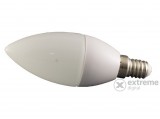 Optonica SP1460 LED gyertya izzó (E14, 6W, 480Lm, 6000K, hideg fehér)