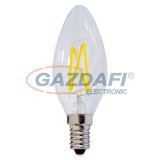 OPTONICA SP1473 LED fényforrás,filament,dimmelhető C35 E14 4W 175-265V 400lm 2700K 300° 35x98mm IP20 A+ 25000h