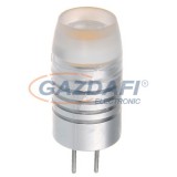 OPTONICA SP1601 LED fényforrás G4 1W 12V 90lm 2800K 150° 11x30mm IP20 A+ 25000h
