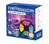 OPTONICA ST4323 Kültéri LED szalag szett Adapter+IR controller+RGB távirányító 60ledes 36W 12V 2400lm 120° IP54