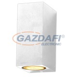 OPTONICA WL7441 fali lámpa alumínium fehér IP54 2*GU10 AC220-240V
