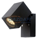 OPTONICA WL7443 fali lámpa alumínium fekete IP44 GU10 AC220-240V