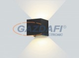 OPTONICA WL7458 LED falilámpa EPISTAR AC100-240V 12W IP54 646LM fekete 3000K