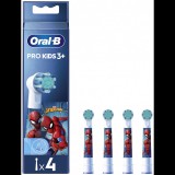 Oral-B EB10S Elektromos fogkefe Pótfej - Pókember (4db) (EB10S SPIDERMAN 4 SZT.)