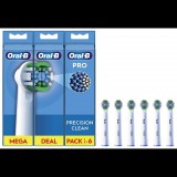 Oral-B EB20RX PrecisionClean Elektromos fogkefe Pótfej - Fehér (6db) (EB20RX PRECISIONCLEAN 6 SZT.)