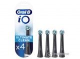 Oral-B iO elektromos fogkefefej, Clean Black, 4 db