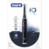 Oral-B iO Series 6s Black Lava (4210201409137) Elektromos fogkefe Forgó/oszcilláló Fekete