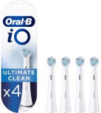 Oral-B iO Ultimate Clean 4 db-os elektromos fogkefefej szett Fehér