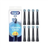 Oral-B iO Ultimate Clean Elektromos fogkefe Pótfej - Fekete (8db) (IO REFILL ULTIMATECLEAN 8)