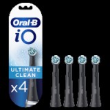 Oral-B iO Ultimate Clean fogkefefej, 4db/csomag, fekete (10PO010353)