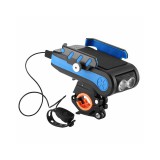 Orava ET3-E067-1 4 az 1-ben, 3 világítási mód, 130 dB, 550 lumen Kék-Fekete többfunkciós mobiltelefon tartó