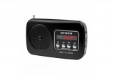 Orava RP-130B 3 W, AUX, USB, micro SD, SD, 850 mAh Fekete-Szürke hordozható rádió