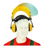 Oregon védőálarc plexi - fülvédővel -EN 352-1, EN 166 3