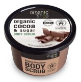 Organic Shop Bőrmegújító cukros testradír - Belga Csokoládé 250 ml