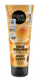 Organic Shop Delicate arcpeeling sárgabarackkal és mangóval 75 ml
