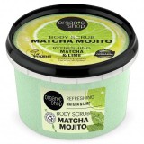 Organic Shop Matcha Mojito frissítő testradír matcha-val és lime-mal 250ml