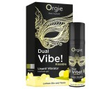 Orgie Dual Vibe - unisex folyékony vibrátor - Gin Tonic (15ml)