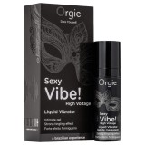 Orgie Sexy Vibe High Voltage - unisex folyékony vibrátor (15ml)