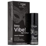 Orgie Sexy Vibe High Voltage - unisex folyékony vibrátor (15ml)