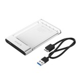Orico 2.5" USB3.0 Hard Drive Enclosure Transparent  ORICO-2129U3-CR-BP