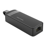Orico kábel átalakító - UTK-U3-BK /122/ (USB-A 3.0 to RJ-45, fekete)