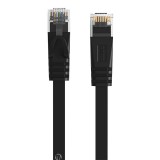 Orico RJ45 Cat.6 Flat Ethernet Network kábel 10m fekete (PUG-C6B-100-BK-EP) (PUG-C6B-100-BK-EP) - UTP